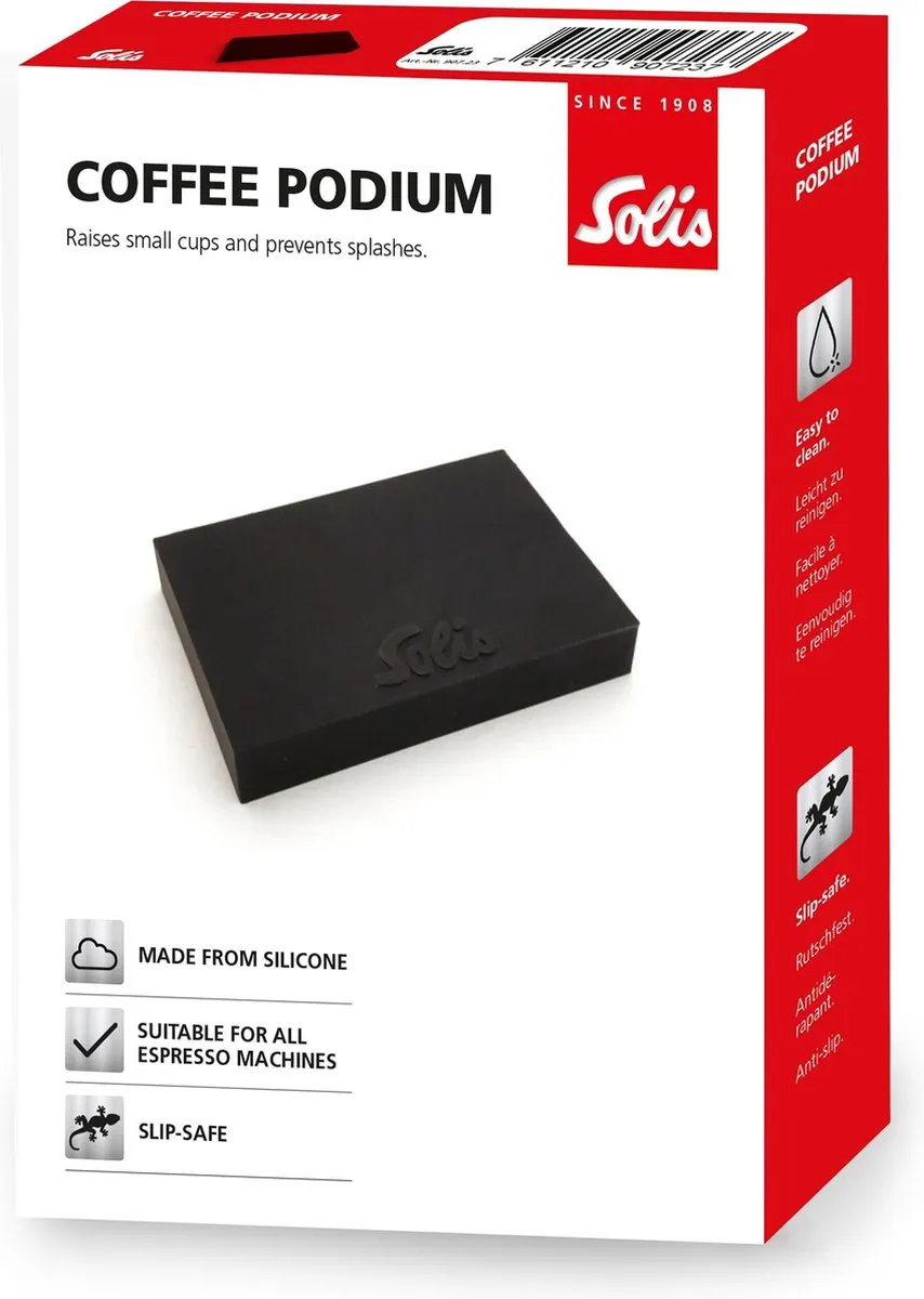 Solis Koffie Podium 90723 - Zwart
