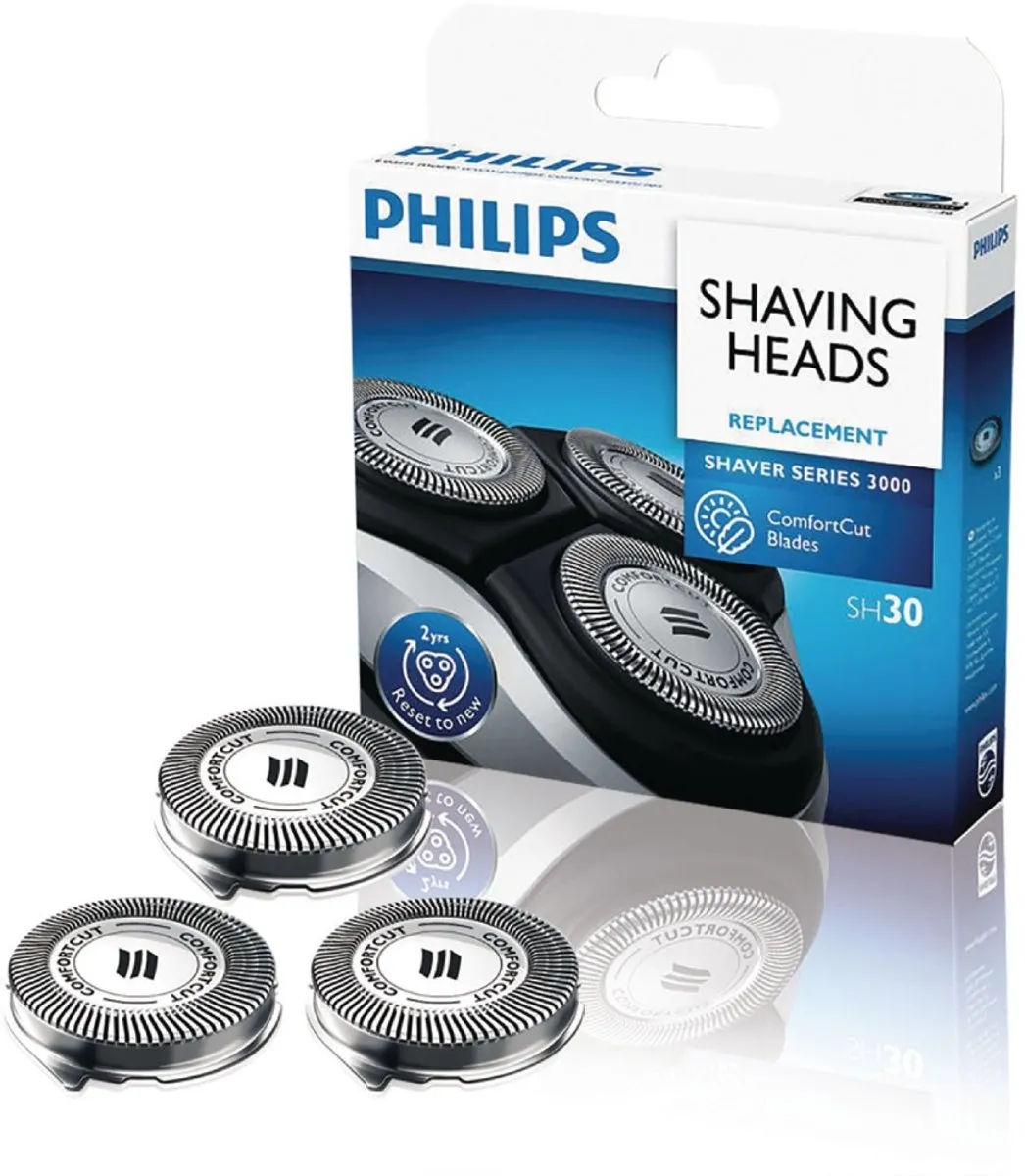 Philips Series 3000 SH30/50 Reserve Scheerkoppen - Chroom - afbeelding 6 van 6