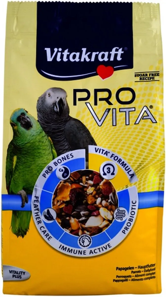 Vitakraft Pro Vita Papegaaienvoer 750g