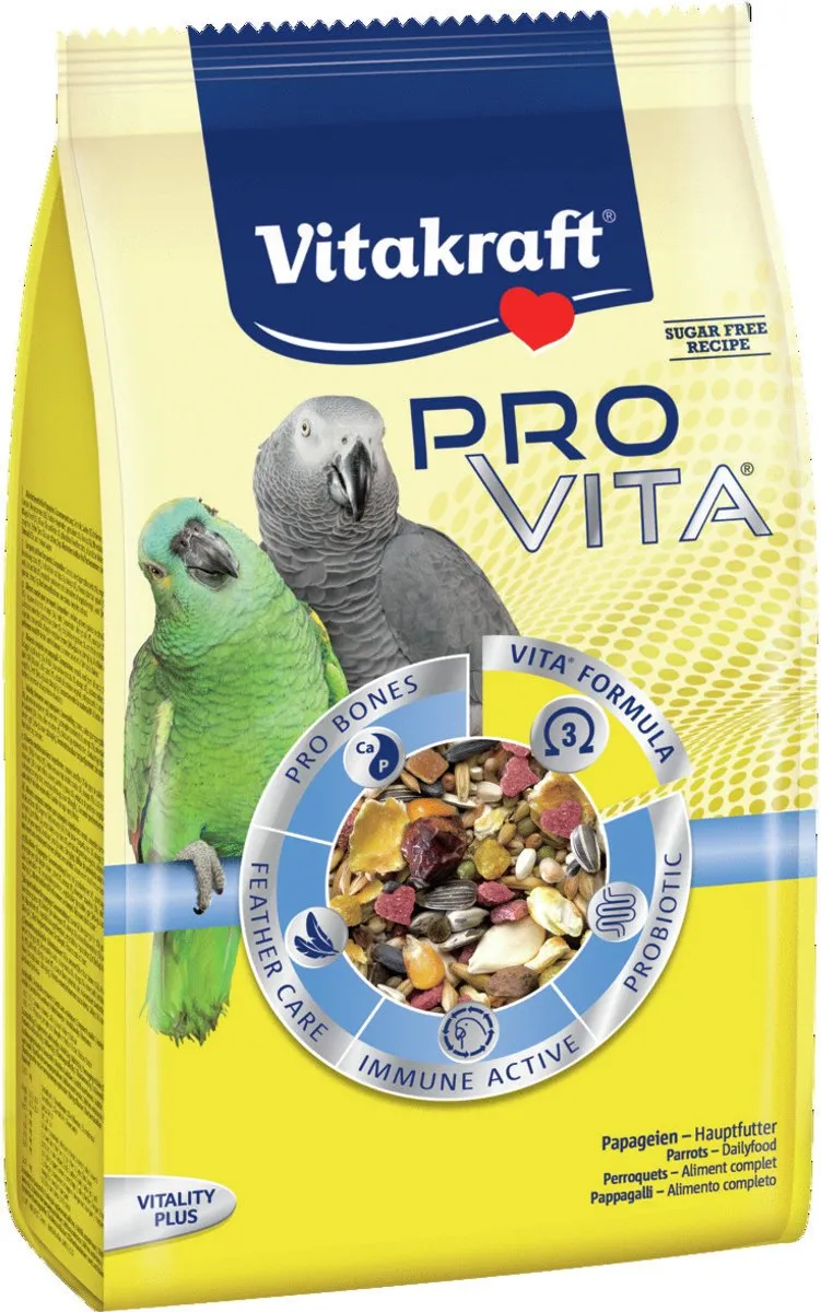 Vitakraft Pro Vita Papegaaienvoer 750g