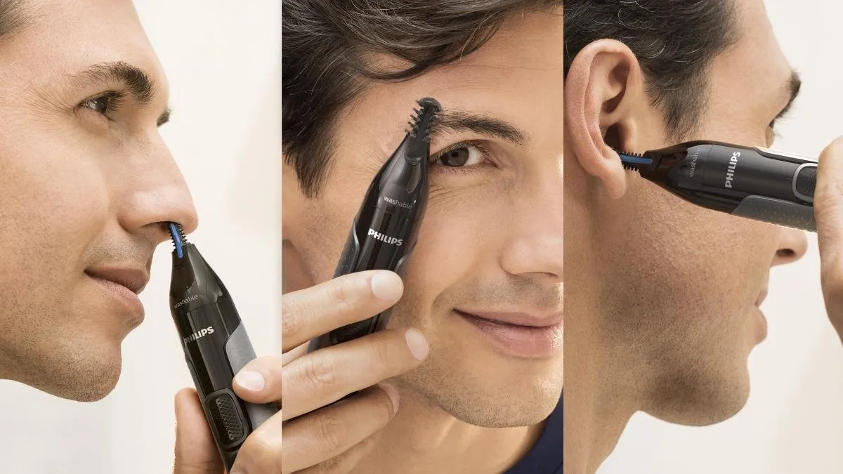 Philips Series 3000 NT3650/16 Neus-Oor-Wenkbrauwtrimmer - Grijs