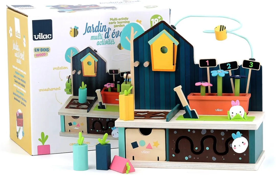Vilac Multi Activity Houten Speelgoed - Multicolor