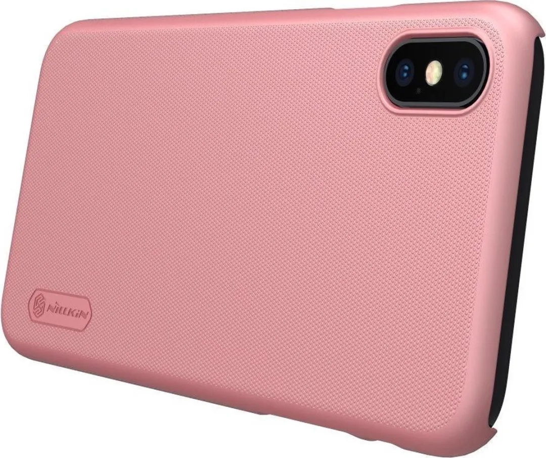 Nillkin Frosted Shield iPhone X/Xs Hoesje - Roze