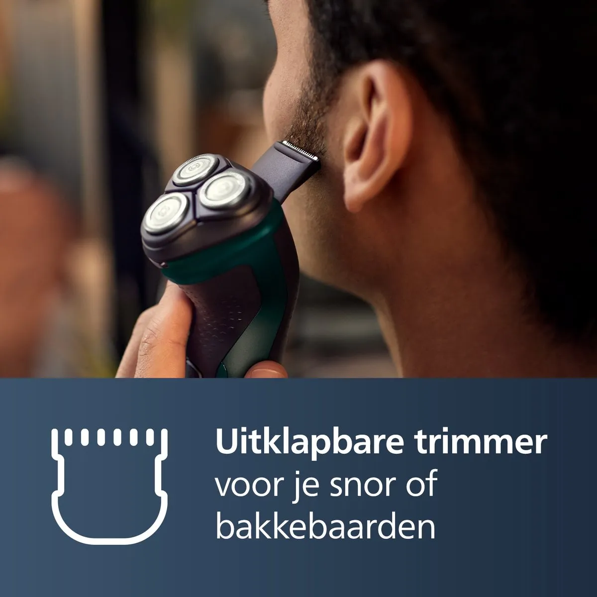 Philips Shaver 3000X X3052/00 Elektrisch Scheerapparaat - 3 Mesjes - Donkergroen