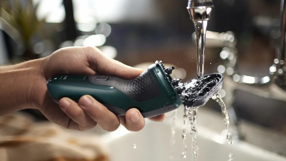 Philips Shaver 3000X X3052/00 Elektrisch Scheerapparaat - 3 Mesjes - Donkergroen - afbeelding 6 van 6