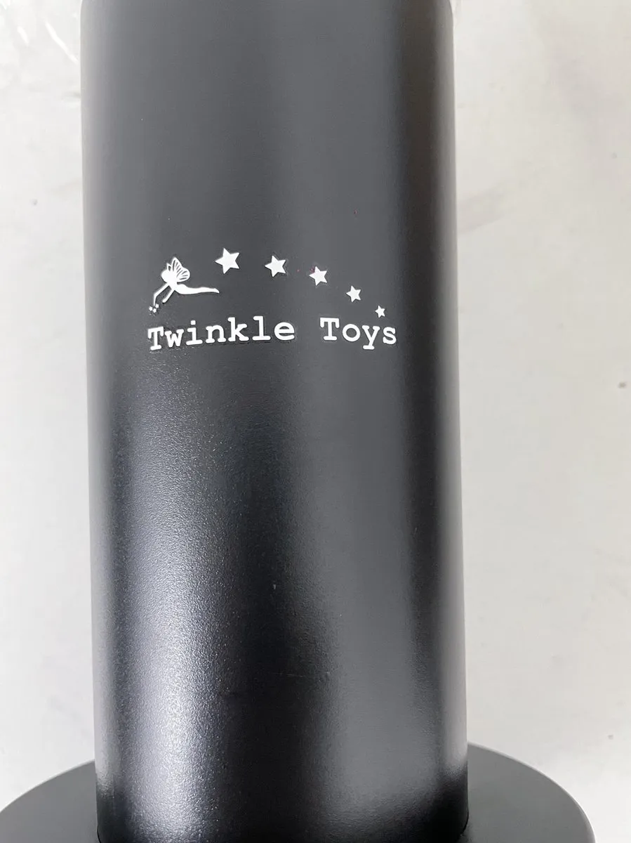 Twinkle Toys Plasma Tower - Blauw licht - 11.5 cm - Zwart