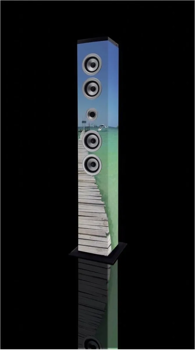 Lenco Ices IBT-6 Bluetooth Speaker Toren - 40W - Zwart
