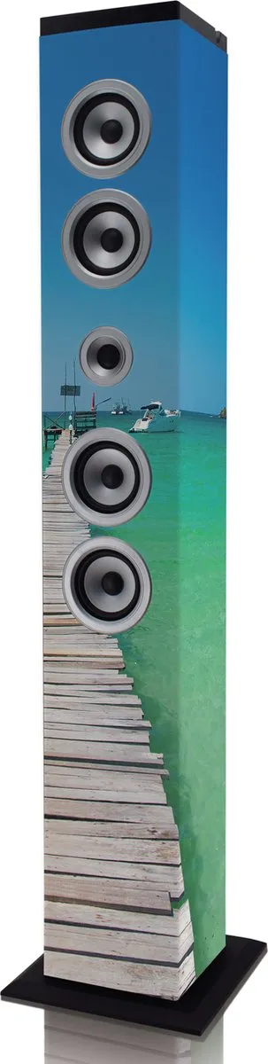 Lenco Ices IBT-6 Bluetooth Speaker Toren - 40W - Zwart