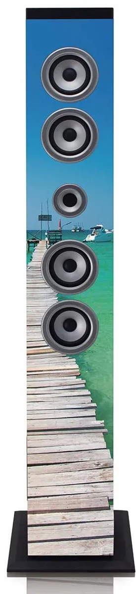 Lenco Ices IBT-6 Bluetooth Speaker Toren - 40W - Zwart