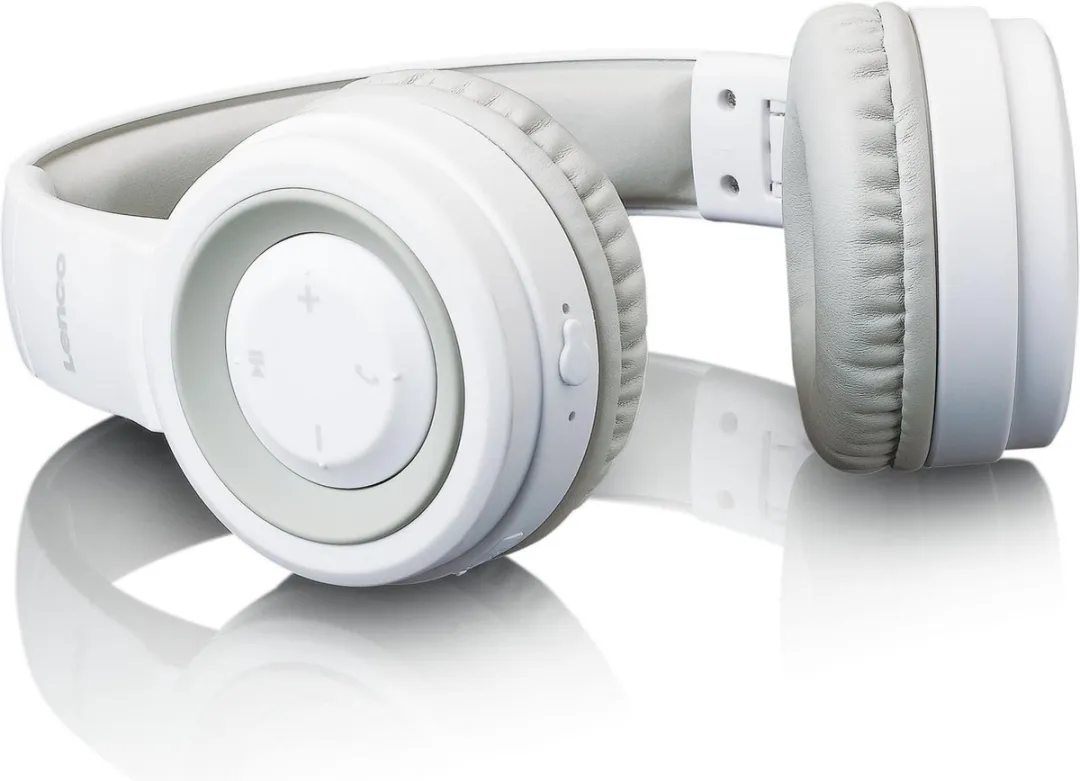 Lenco HPB-330WH Bluetooth Koptelefoon - Wit