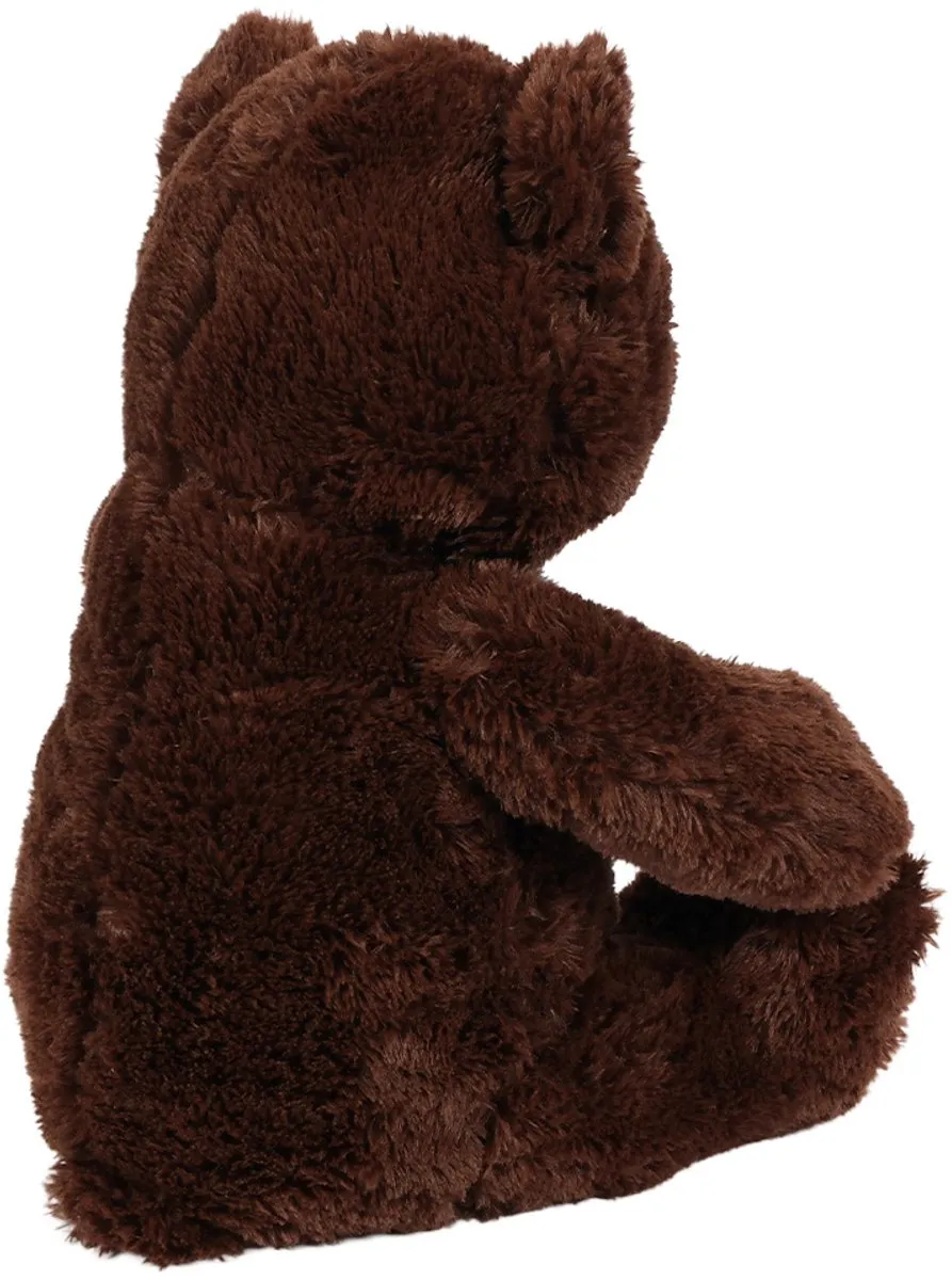 PIA Soft Toys Beer Pluche Knuffel - 32 cm - Donkerbruin