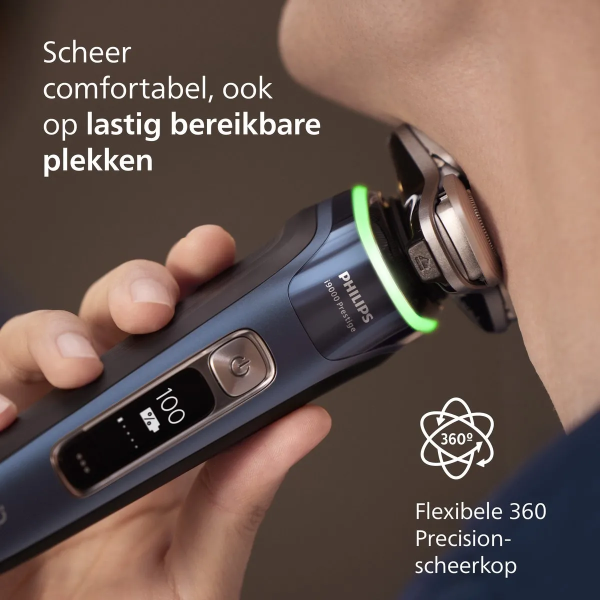 Philips i9000 Prestige Scheerapparaat XP9201/30 - Blauw - afbeelding 6 van 6