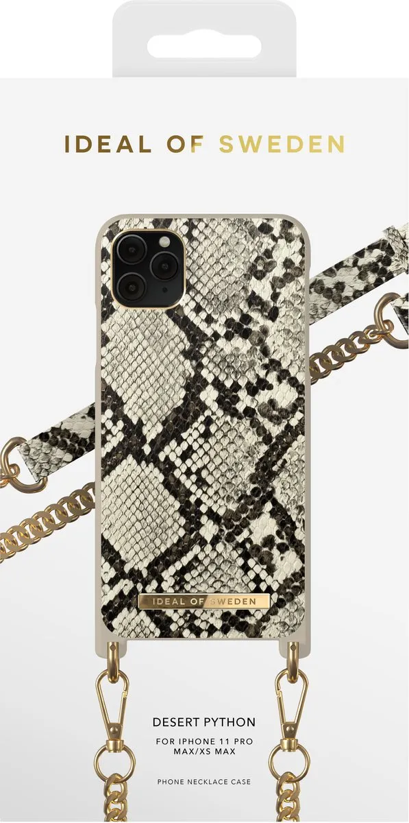 iDeal of Sweden Phone Necklace Case iPhone 11 Pro Max/XS Max - Desert Python - afbeelding 3 van 5