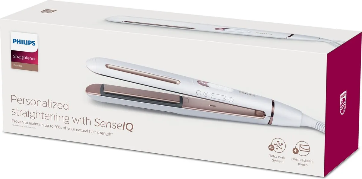 Philips Series 8000 BHS830/00 Stijltang - 14 standen - Wit - afbeelding 6 van 6