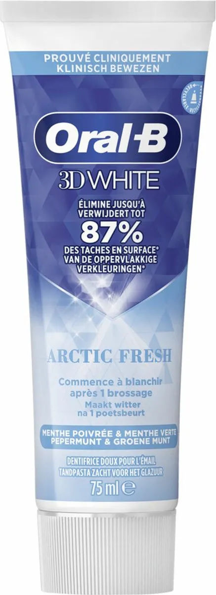 Oral-B 3D White Arctic Fresh Tandpasta - 12x75ml