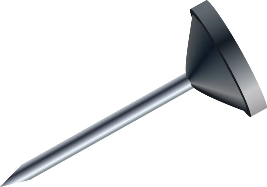 Exacompta Doos met 100 prikbordspelden met platte kop effen - punthoogte 8mm - 5mm diameter - Zwart - 14501E