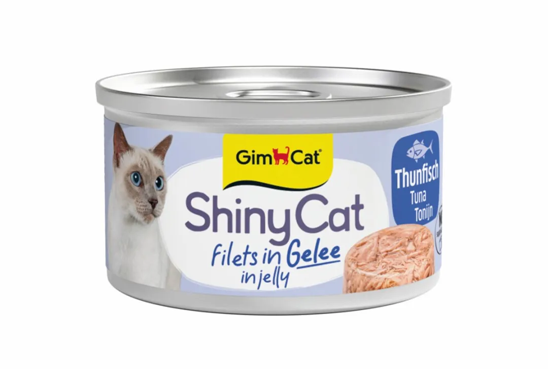 GimCat ShinyCat Filets in Jelly Tonijn - 24 Stuks