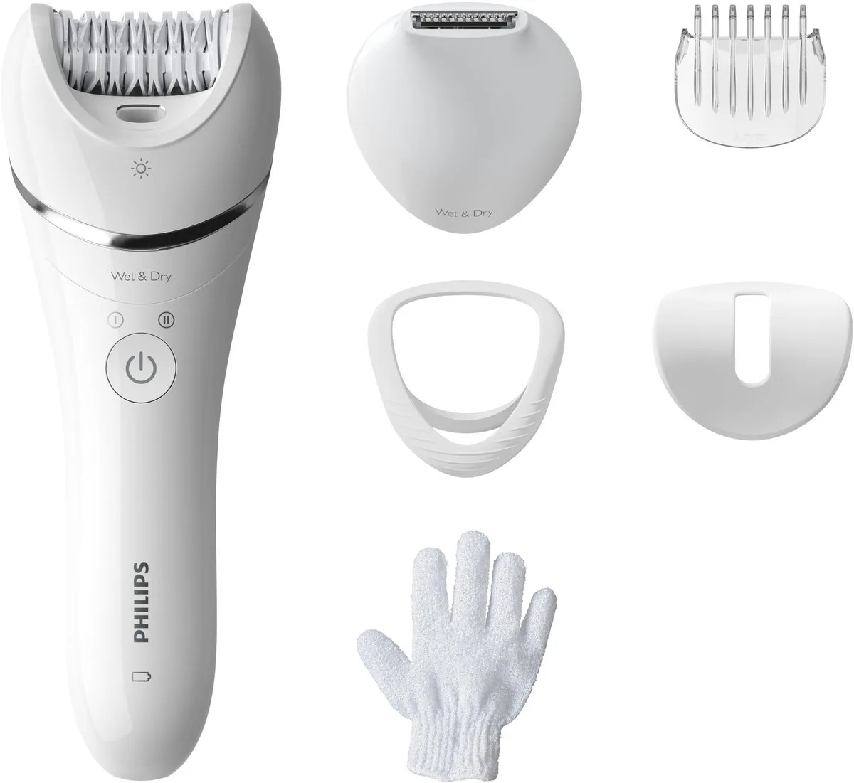 Philips Series 8000 BRE715/00 Epilator - Wit - afbeelding 6 van 6