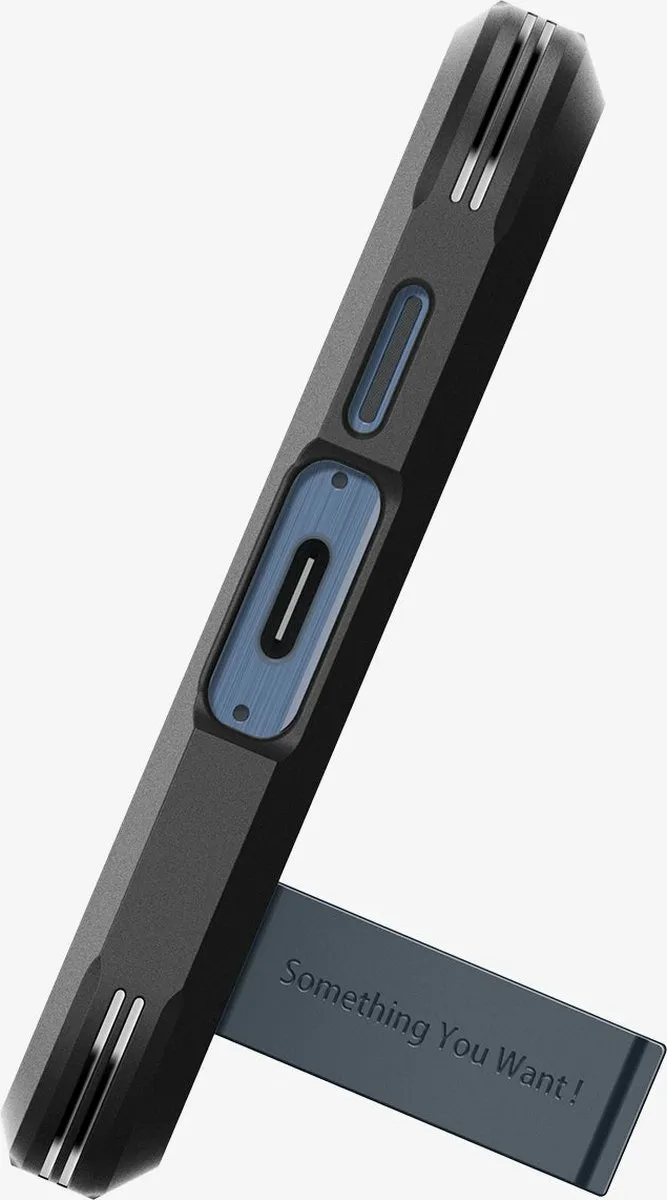 Spigen Tough Armor ACS07531 Hoesje - Samsung Galaxy A55 - Blauw
