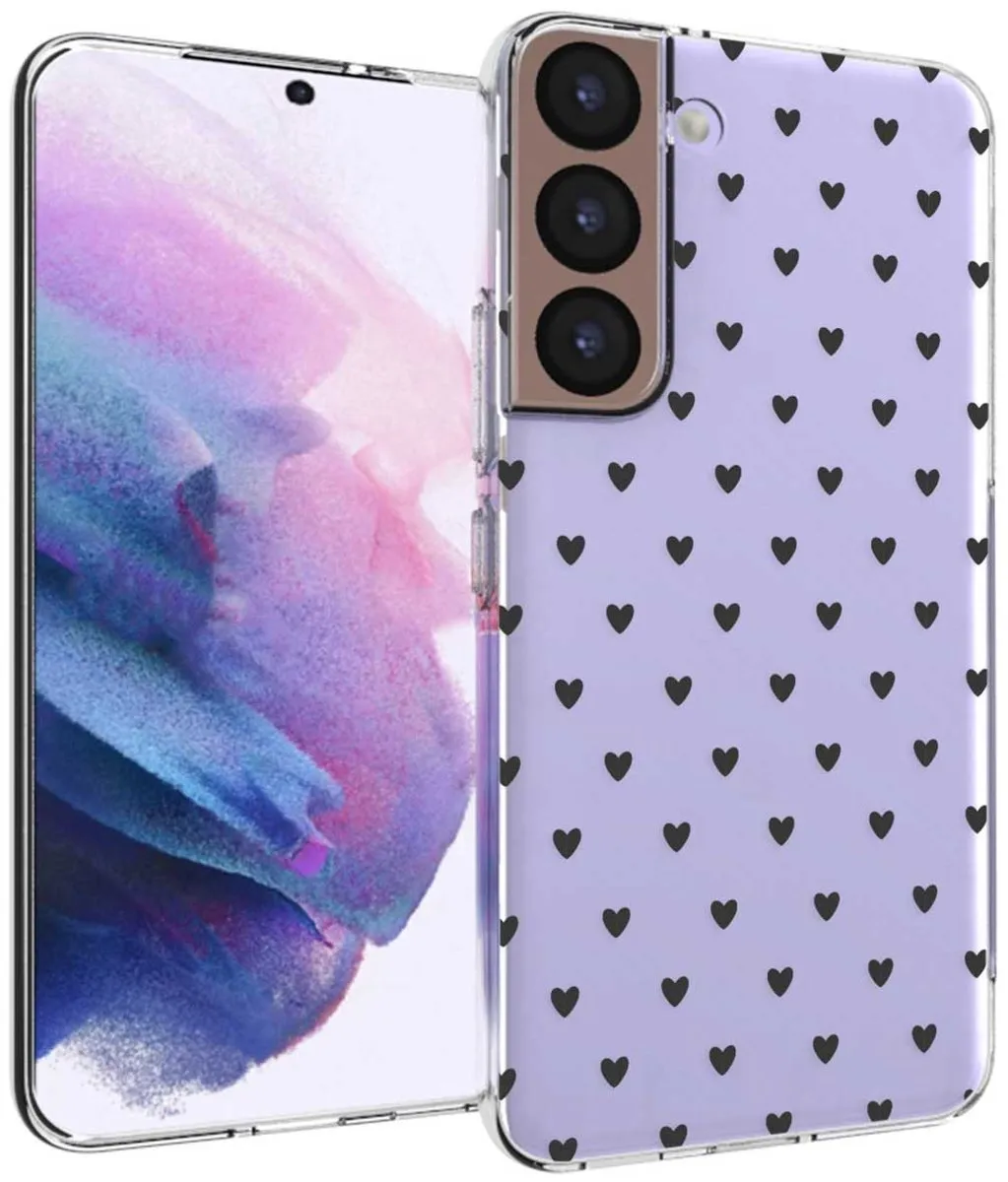 Imoshion Hearts All Over Black Hoesje Samsung Galaxy S22