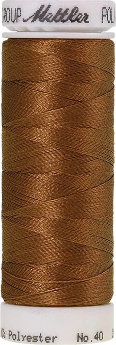 Amann Mettler Polysheen Borduurgaren 200m - Bruin