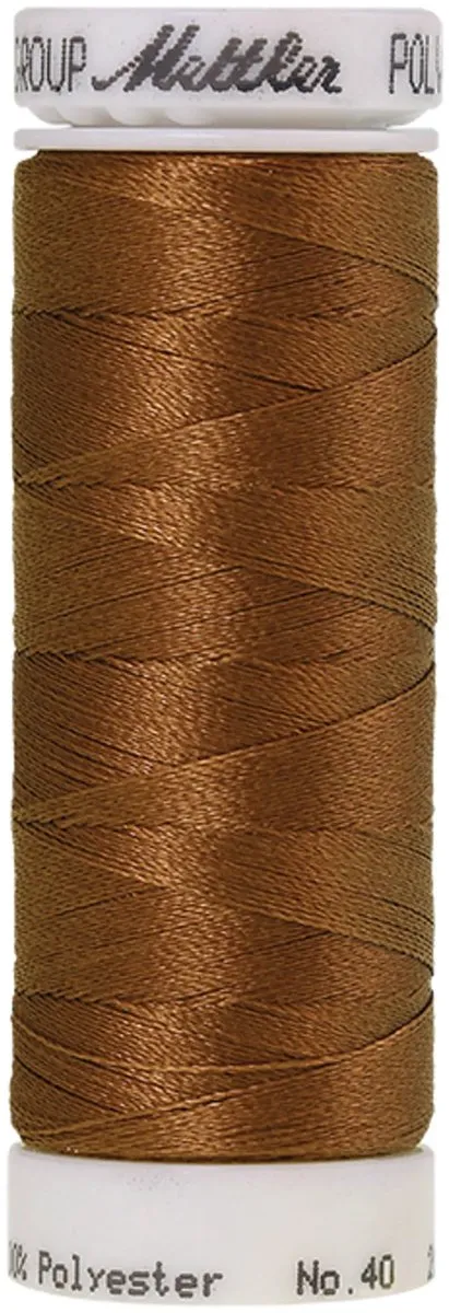 Amann Mettler Polysheen Borduurgaren 200m - Bruin