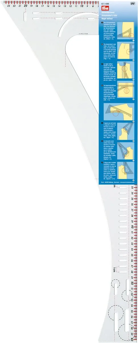 Prym Kleermakersliniaal Transparant