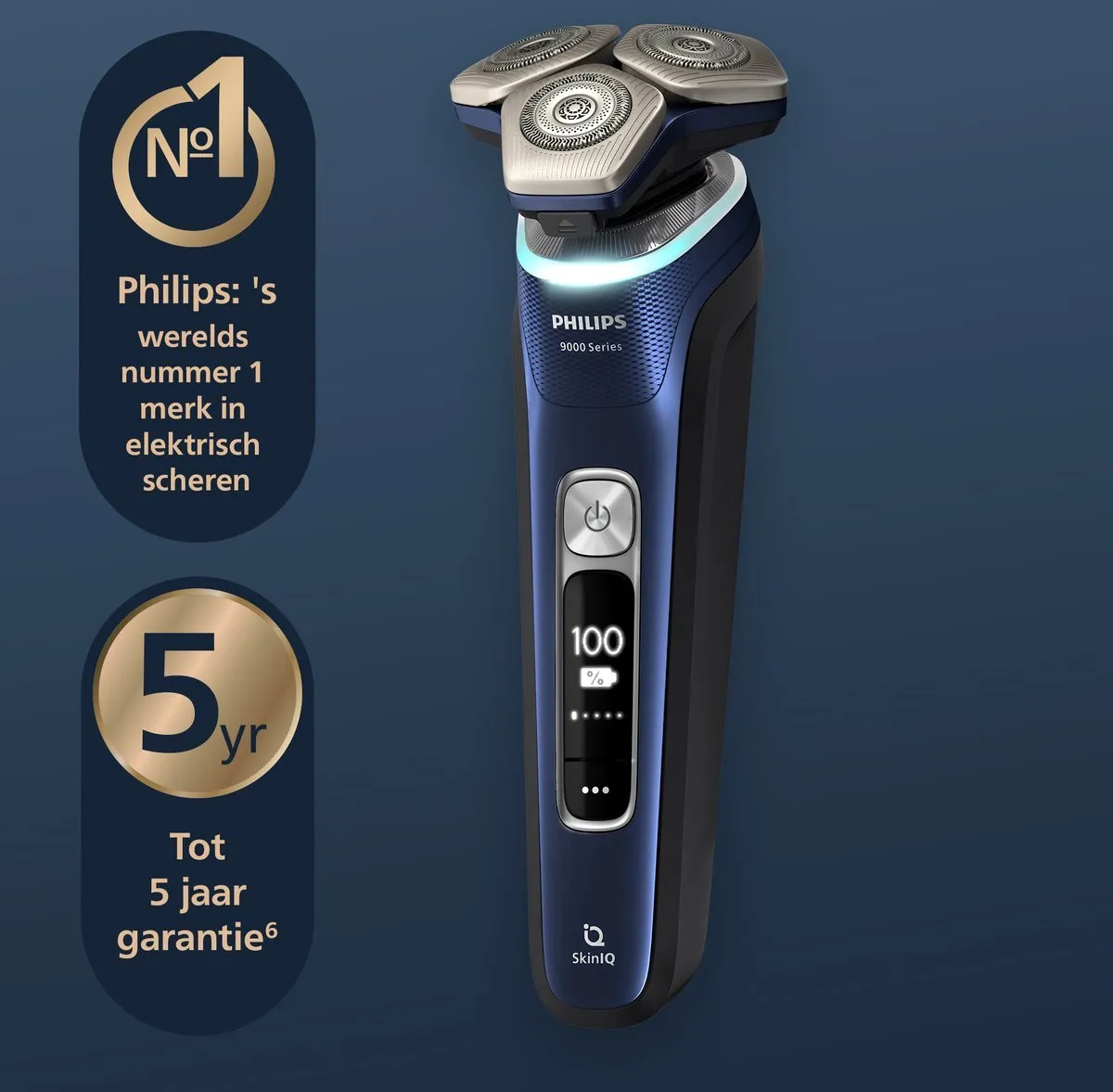 Philips S9980/59 Series 9000 Scheerapparaat - Blauw