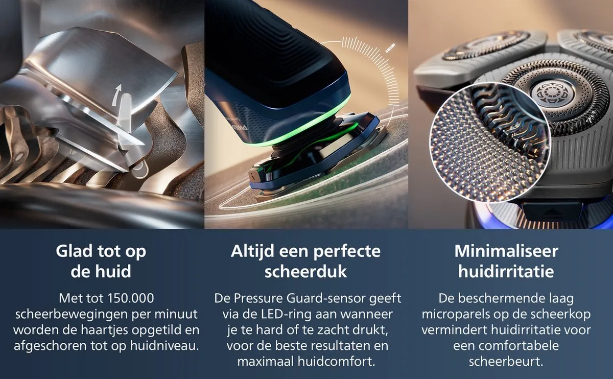 Philips S9980/59 Series 9000 Scheerapparaat - Blauw