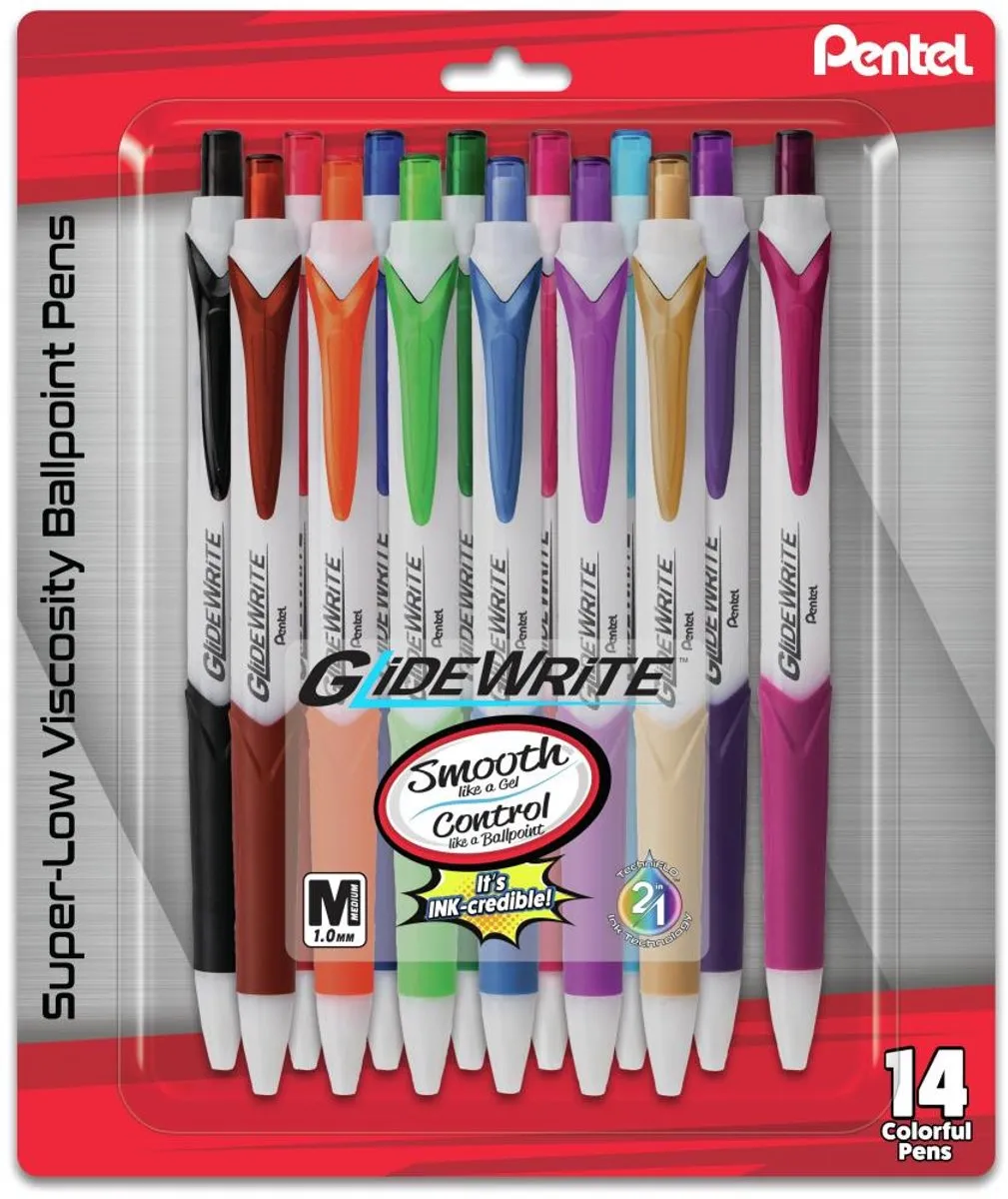 Pentel GlideWrite Balpennen 1.0mm