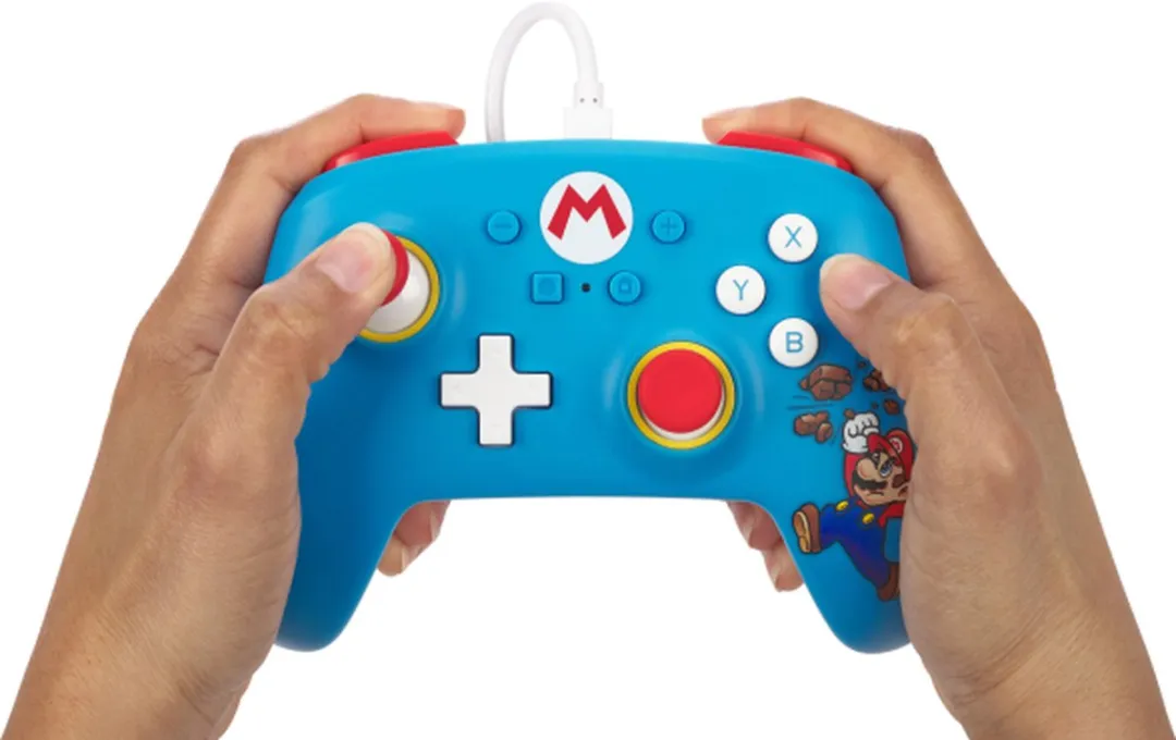 POWERA NSGP0198-01 Bedrade Controller Nintendo Switch - Blauw - afbeelding 6 van 6