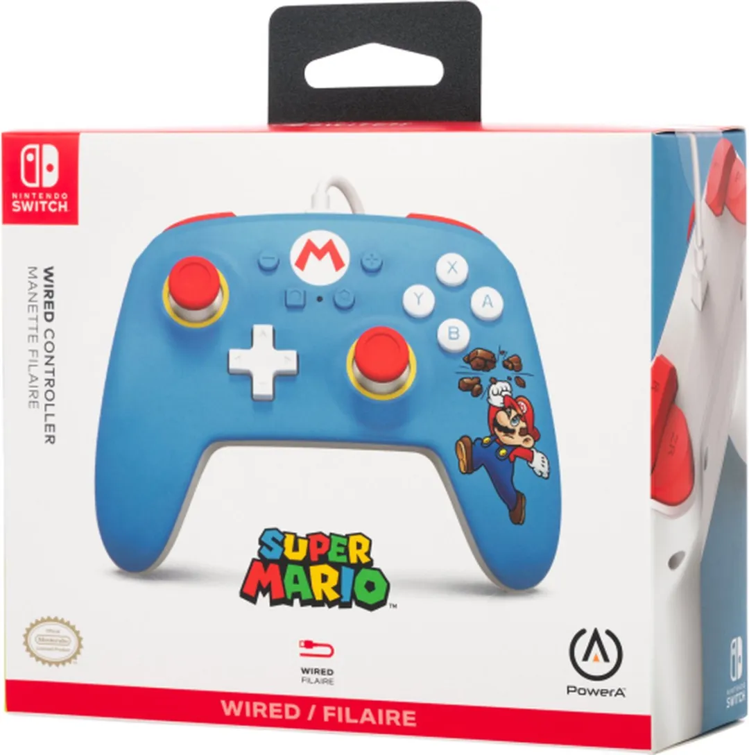 POWERA NSGP0198-01 Bedrade Controller Nintendo Switch - Blauw