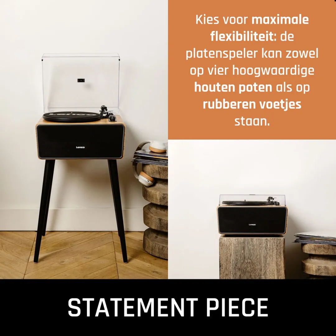 Lenco LS-570OK Bluetooth Platenspeler - Eikenhout