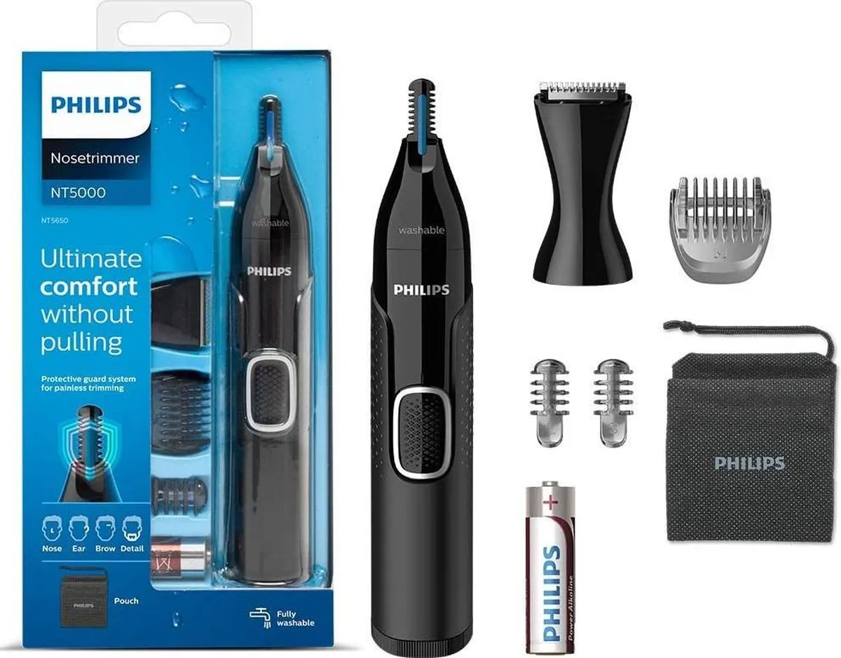 Philips Series 5000 NT5650/16 Neus-Oor-Wenkbrauwtrimmer