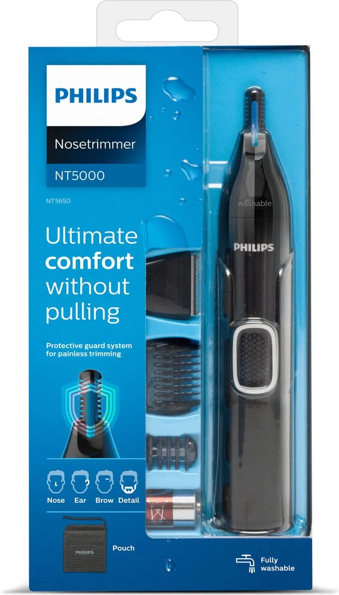 Philips Series 5000 NT5650/16 Neus-Oor-Wenkbrauwtrimmer
