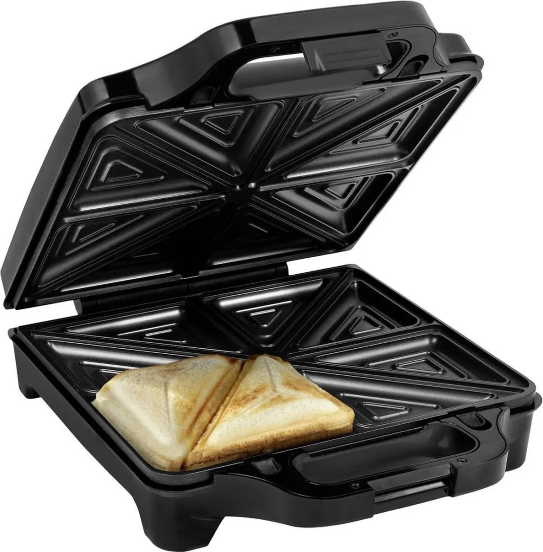 Princess Sandwichmaker Supreme XXL 1600W - 4 Sandwiches - Zwart