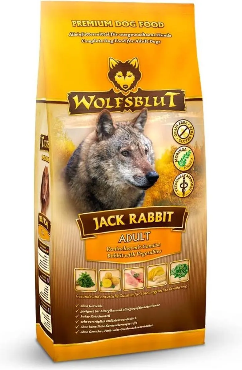 Wolfsblut Adult Jack Rabbit Hondenvoer 2kg
