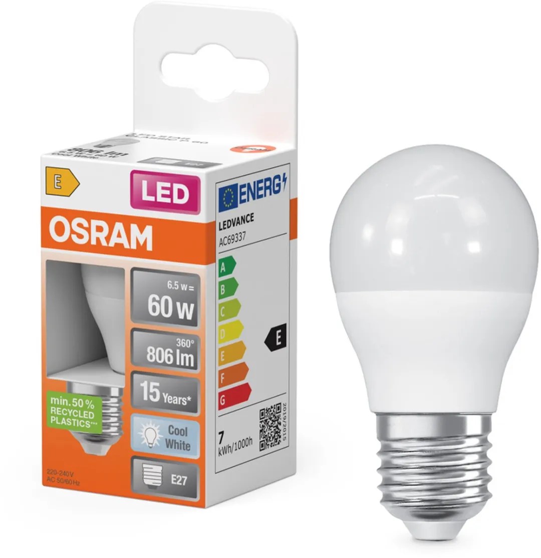 Osram LED E27 7W Neutraalwit