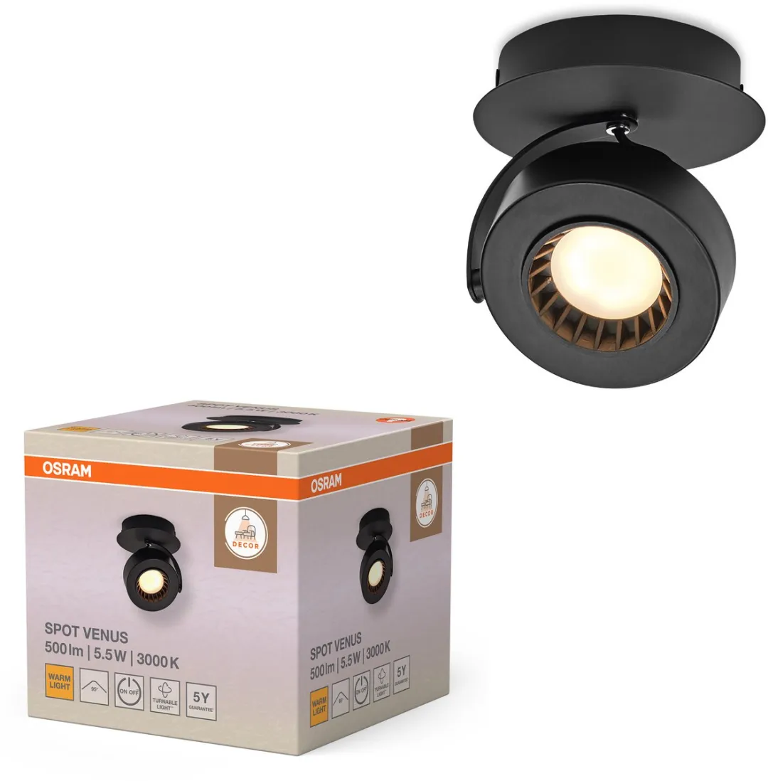 Osram Decor Spot Venus 5,5W - Zwart