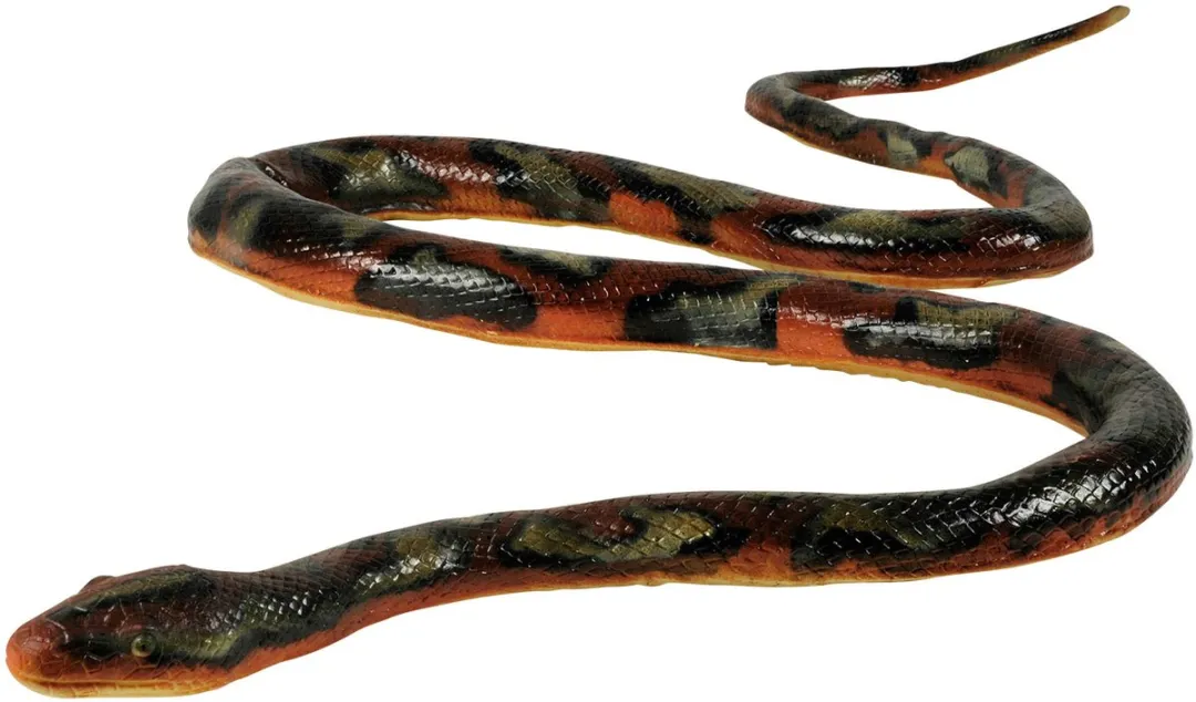 Johntoy Slang 1,35m Zacht Rubber - Multicolor