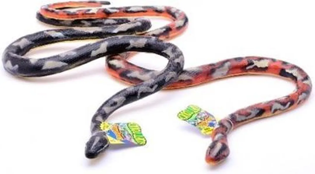 Johntoy Slang 1,35m Zacht Rubber - Multicolor