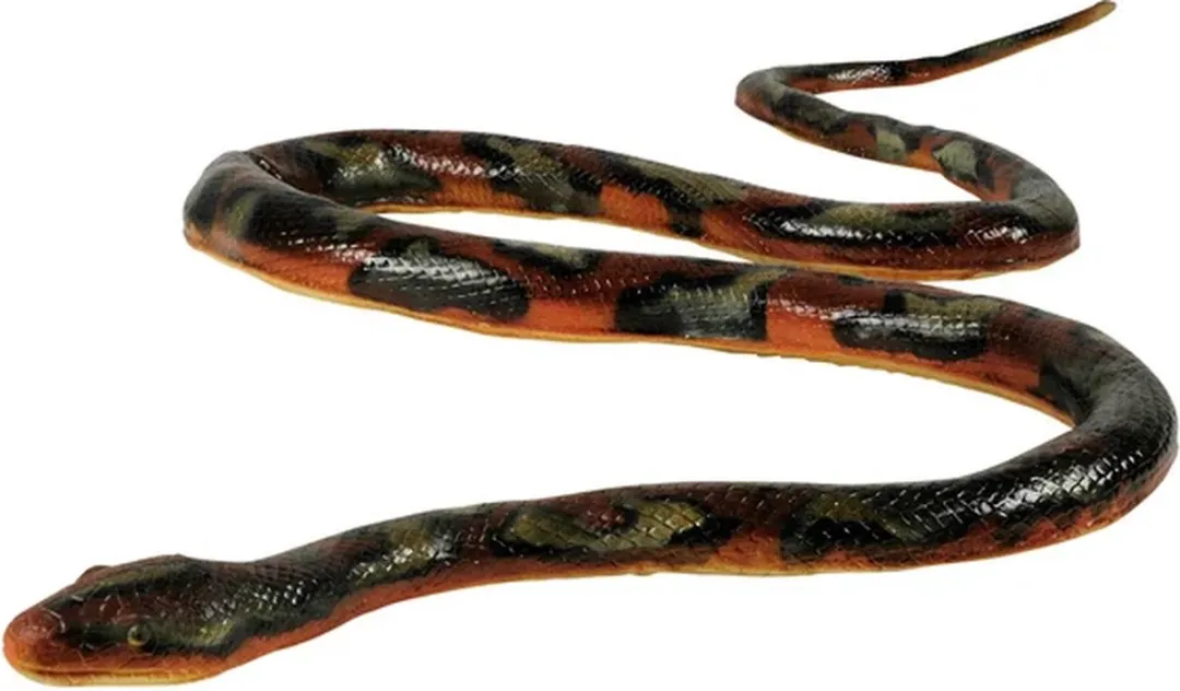 Johntoy Slang 1,35m Zacht Rubber - Multicolor