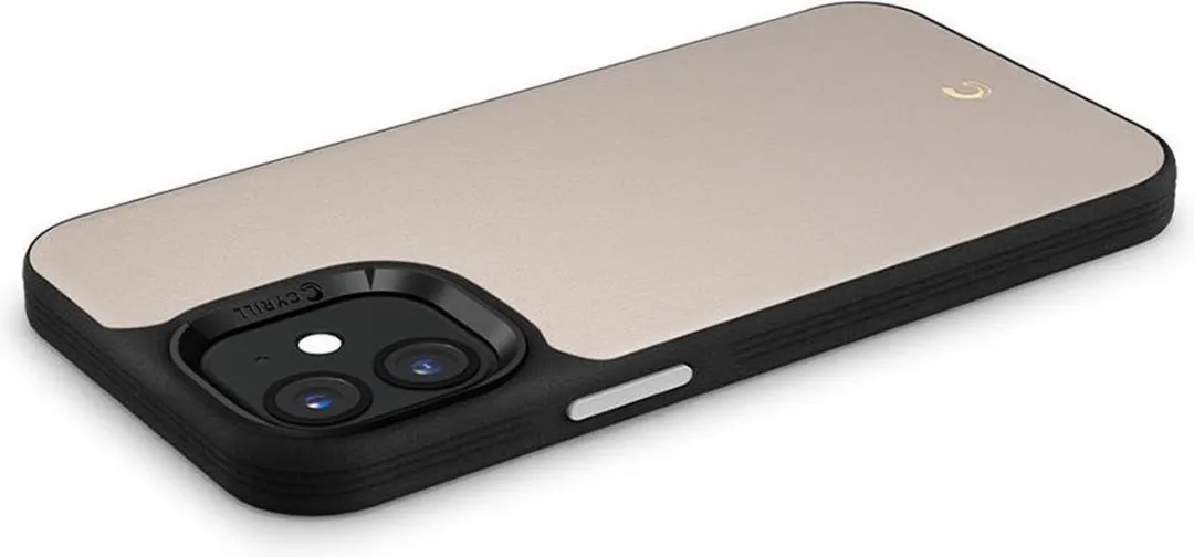 Spigen Ciel Leather Brick iPhone 12 Mini Hoesje - Blauw