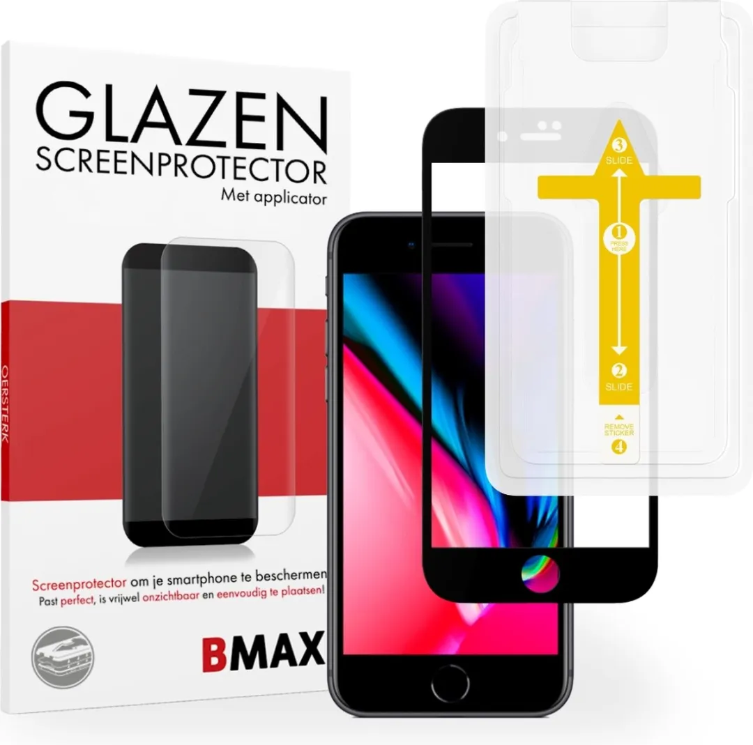 BMAX iPhone 8 Full Cover Gehard Glas