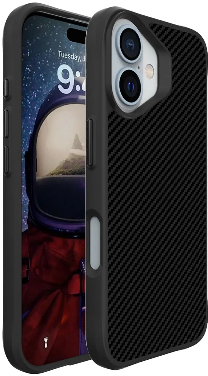 Imoshion Hybrid Carbon Hoesje iPhone 16 Plus