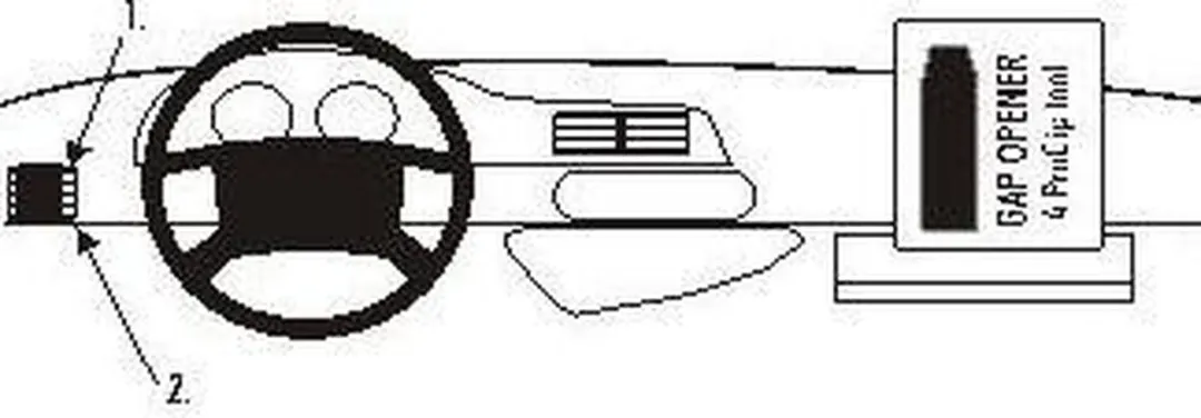 Brodit ProClip 803801 Citroën Jumpy/Expert 1997-2006 - Grijs