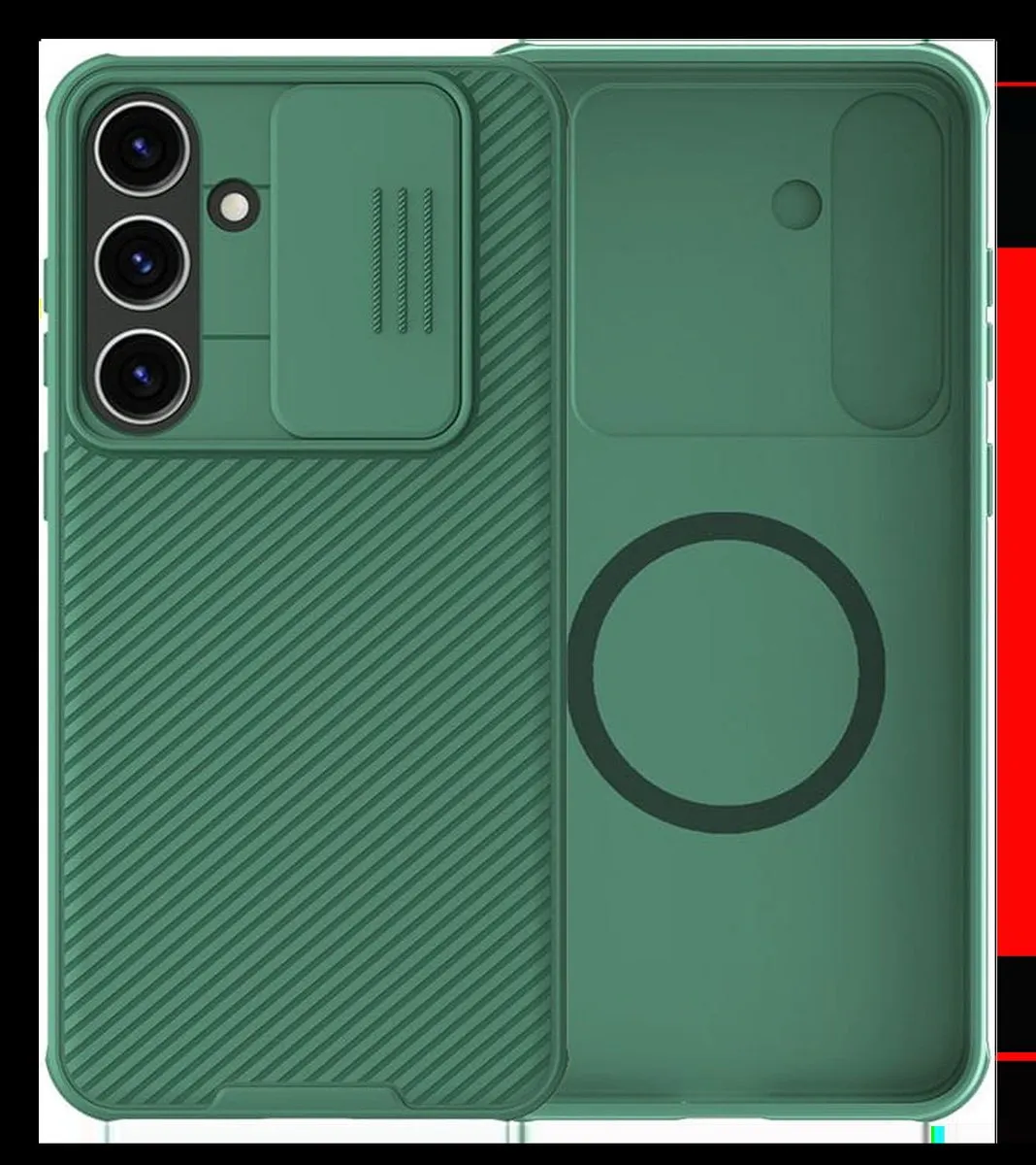 Nillkin CamShield Magnetisch Hoesje Samsung Galaxy S24 Plus - Groen