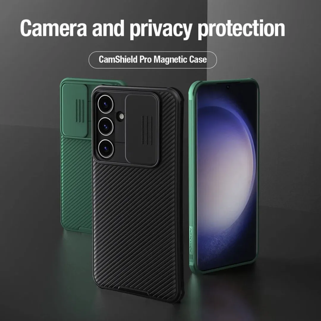 Nillkin CamShield Magnetisch Hoesje Samsung Galaxy S24 Plus - Groen