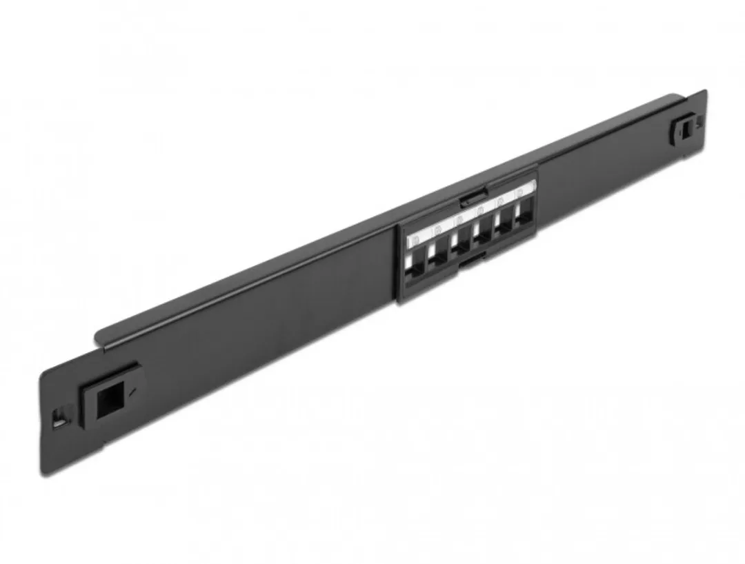 Delock 66820 Keystone Patch Panel 6 Poorten