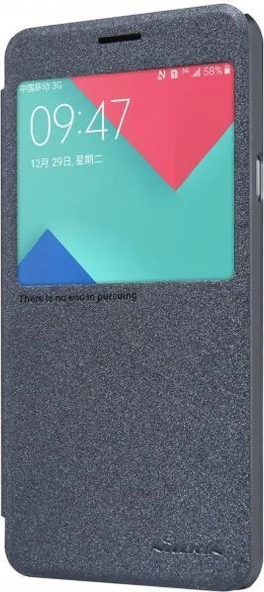 Nillkin Sparkle Series Leather Case Samsung Galaxy A5 (2016) - Zwart